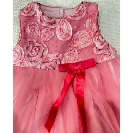 Marmellata Little Girl Soutache Dress - Pink