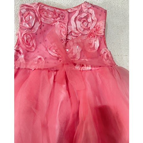 Marmellata Little Girl Soutache Dress - Pink