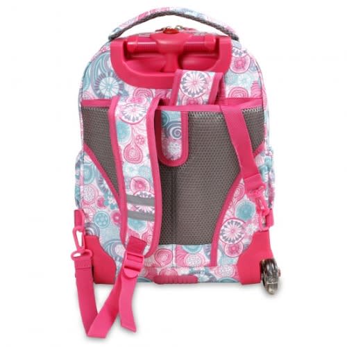 16inch Rolling Backpack & Lunch Kit - Multicolor