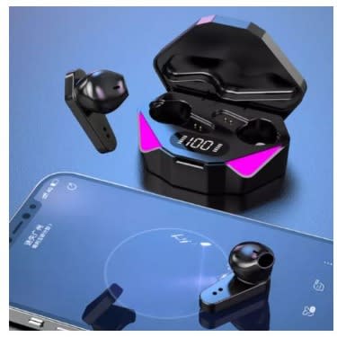 Headphones Led Display Earphone Wireless Earbuds Waterproof Headset Noise Cancelling Airpods