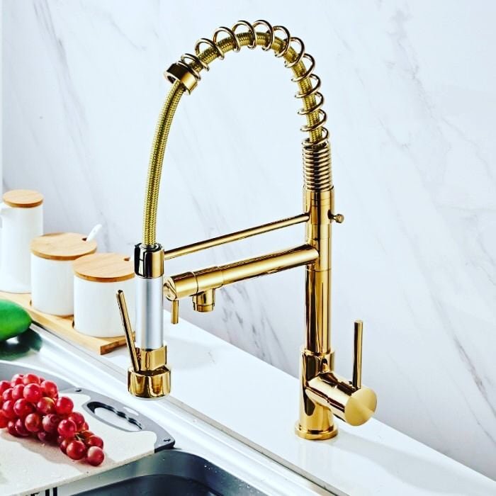Golden Spring sink Mixer