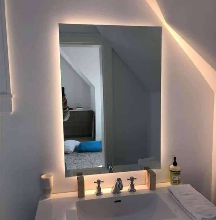 Square Led Mirror