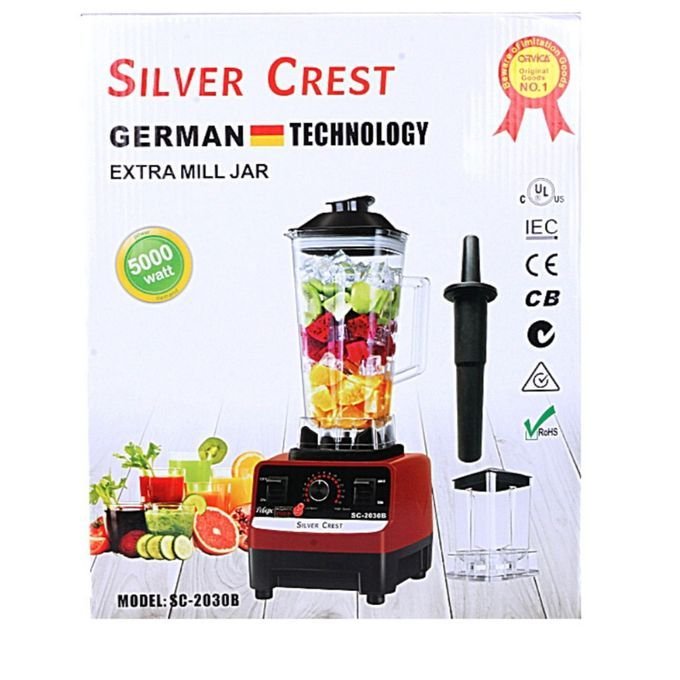 Silver Crest 2 Litres German Industrial Blender With 1 Litre Mill Jar