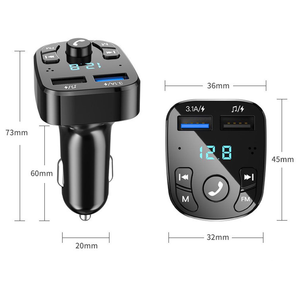 Car MP3 Player BT Wireless FM Transmitter