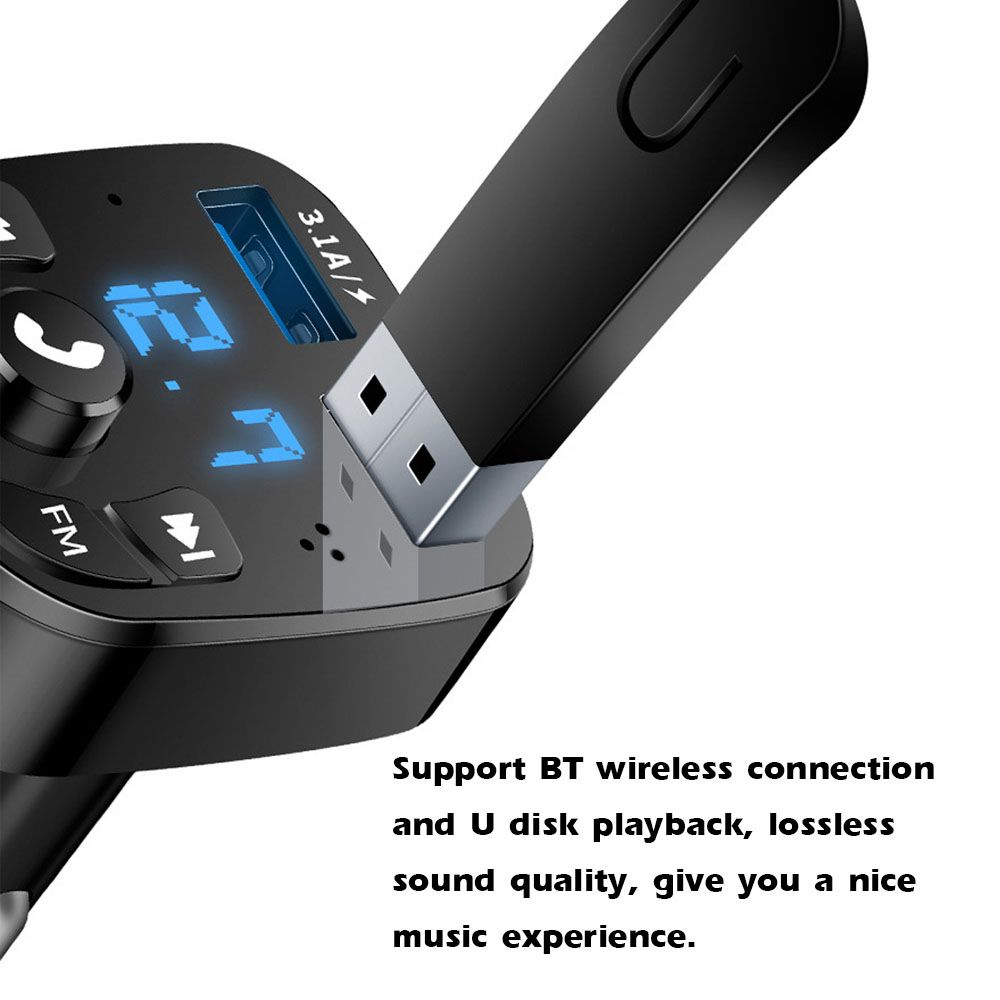 Car MP3 Player BT Wireless FM Transmitter