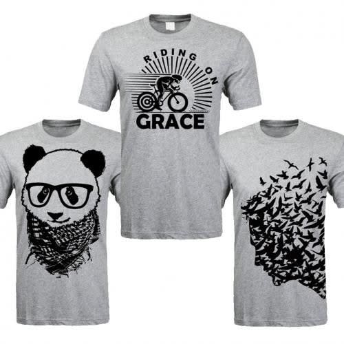 Top 3 Grey Picks Tshirt Bundle - Grey
