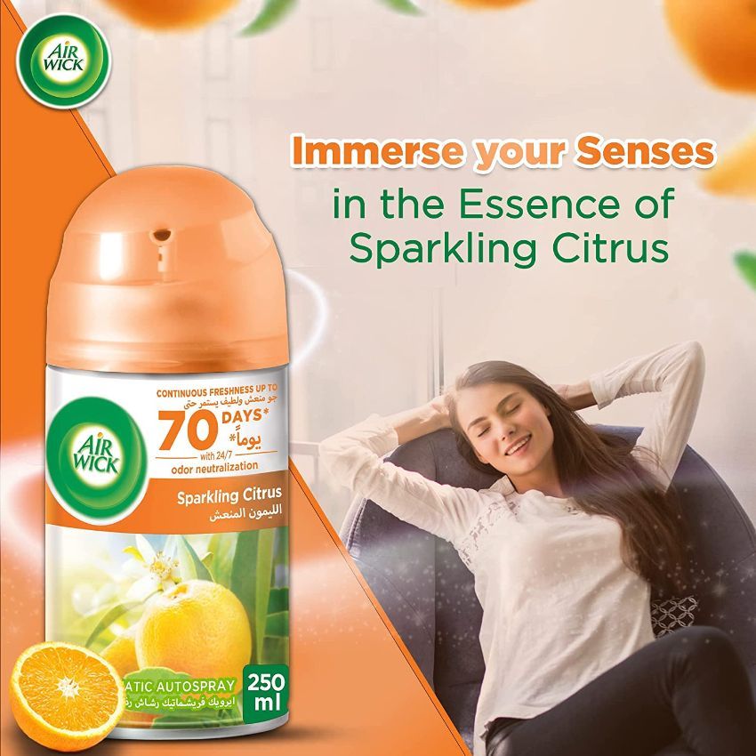 Freshmatic Refill Air Freshener - Sparkling Citrus X 2