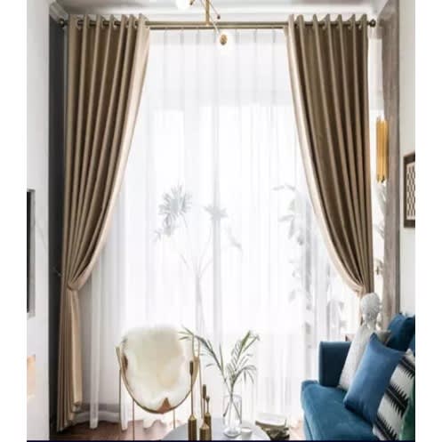 Gold Curtains - 7.5ft By 7.5ft