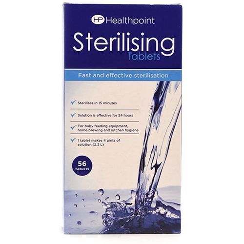 Fast And Effective Sterilising Tablets - Pack Of 56 Tablets