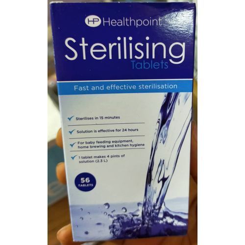 Fast And Effective Sterilising Tablets - Pack Of 56 Tablets