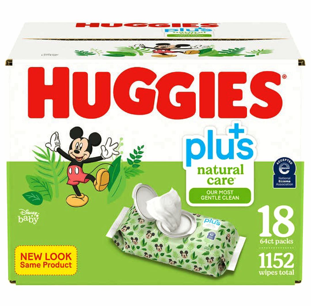 Natural Care Plus Wipes - 1152 Count