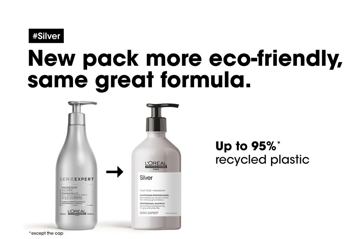Silver Shampoo - For Grey, White Or Light Blonde Hair 500ml