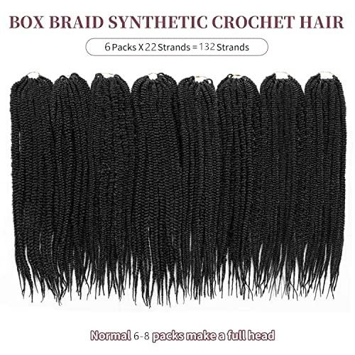 Long Braiding Wigs 18 Inch Crochet Braids 22 Strands Crochet PreLooped Crochet Hair
