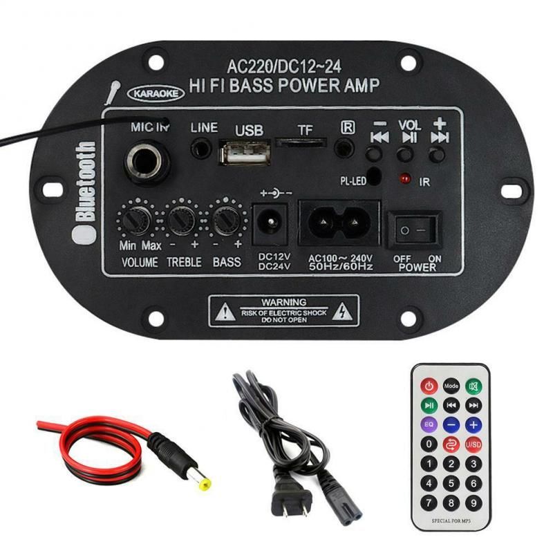 12V 24V 220V Bluetooth Audio Module Digital Amplifier Board