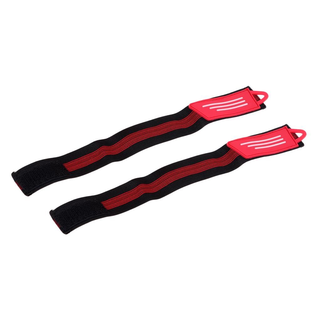 Bicycle Ankle Leg Strap Cycling Bike Riding Pants Band Leg Strap  Red