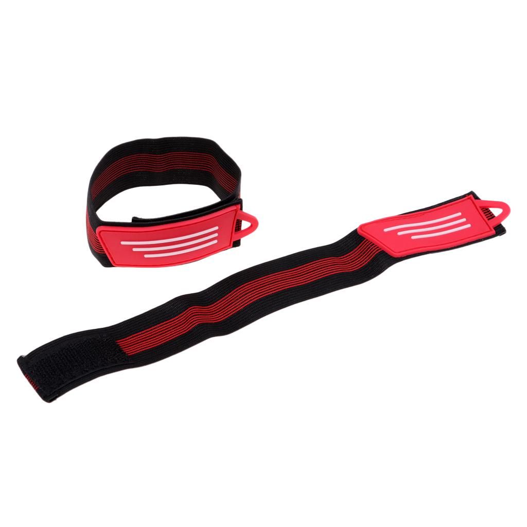 Bicycle Ankle Leg Strap Cycling Bike Riding Pants Band Leg Strap  Red