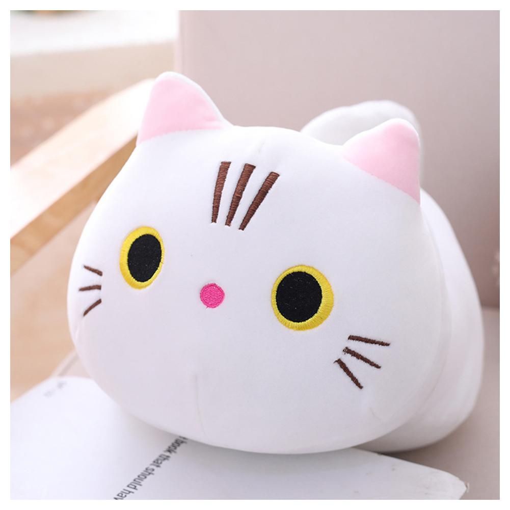 Cute Cat Long Pillow Comfortable Plush Filling Throw Pillow
