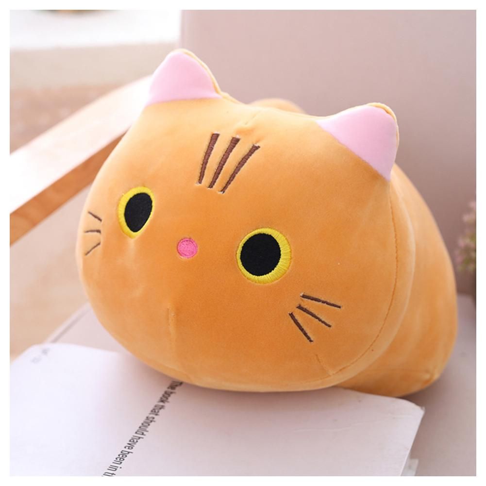 Cute Cat Long Pillow Comfortable Plush Filling Throw Pillow