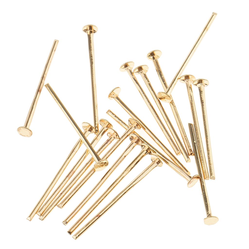 200pcs 19mm Head Pins 1mm Head Jewellery Findings Craft