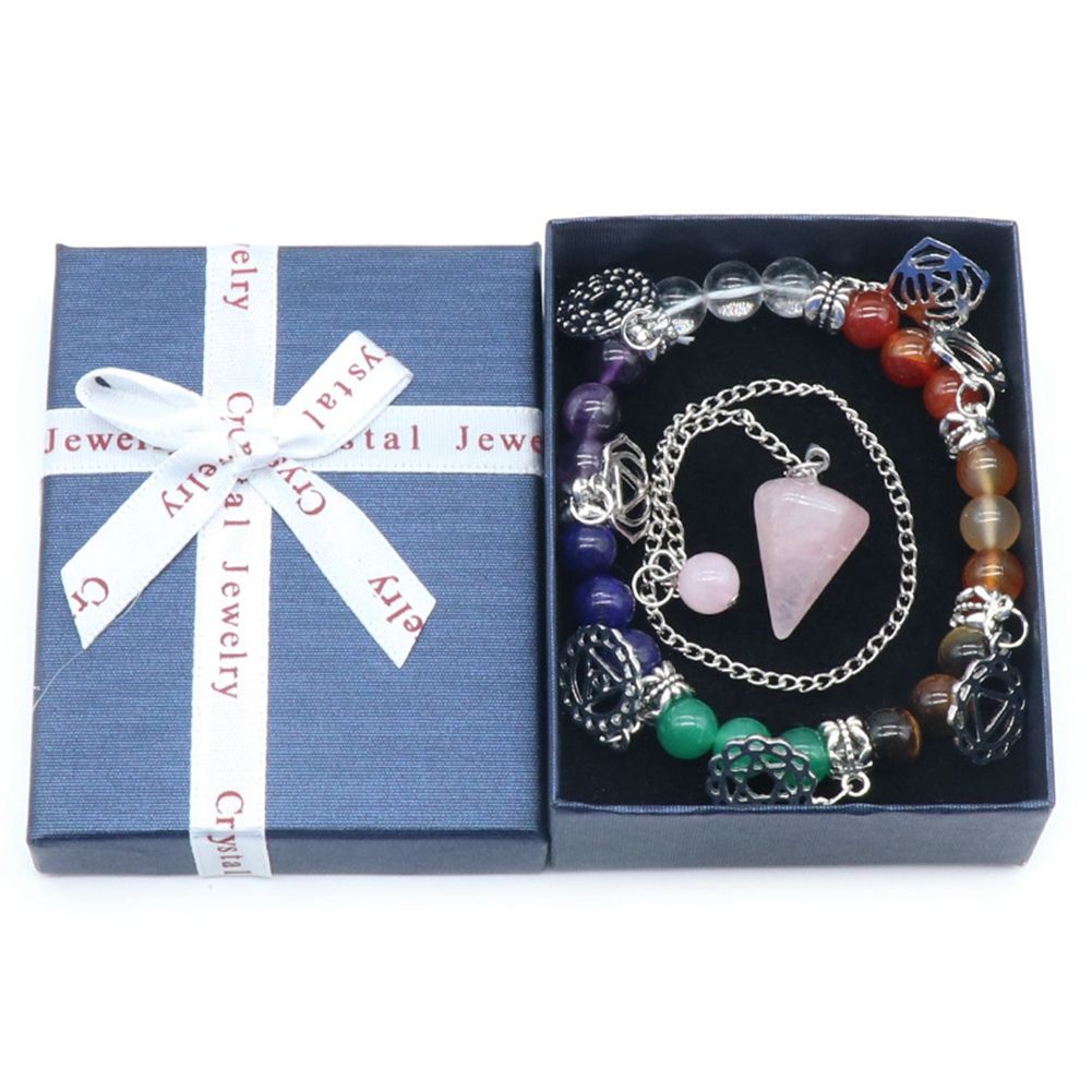 Natural Crystal Seven Chakra Power Stone Chakra Stone
