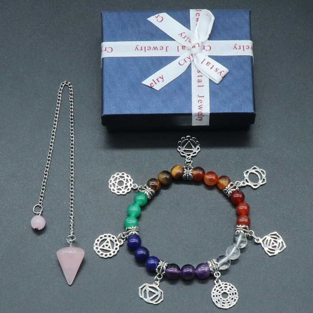 Natural Crystal Seven Chakra Power Stone Chakra Stone