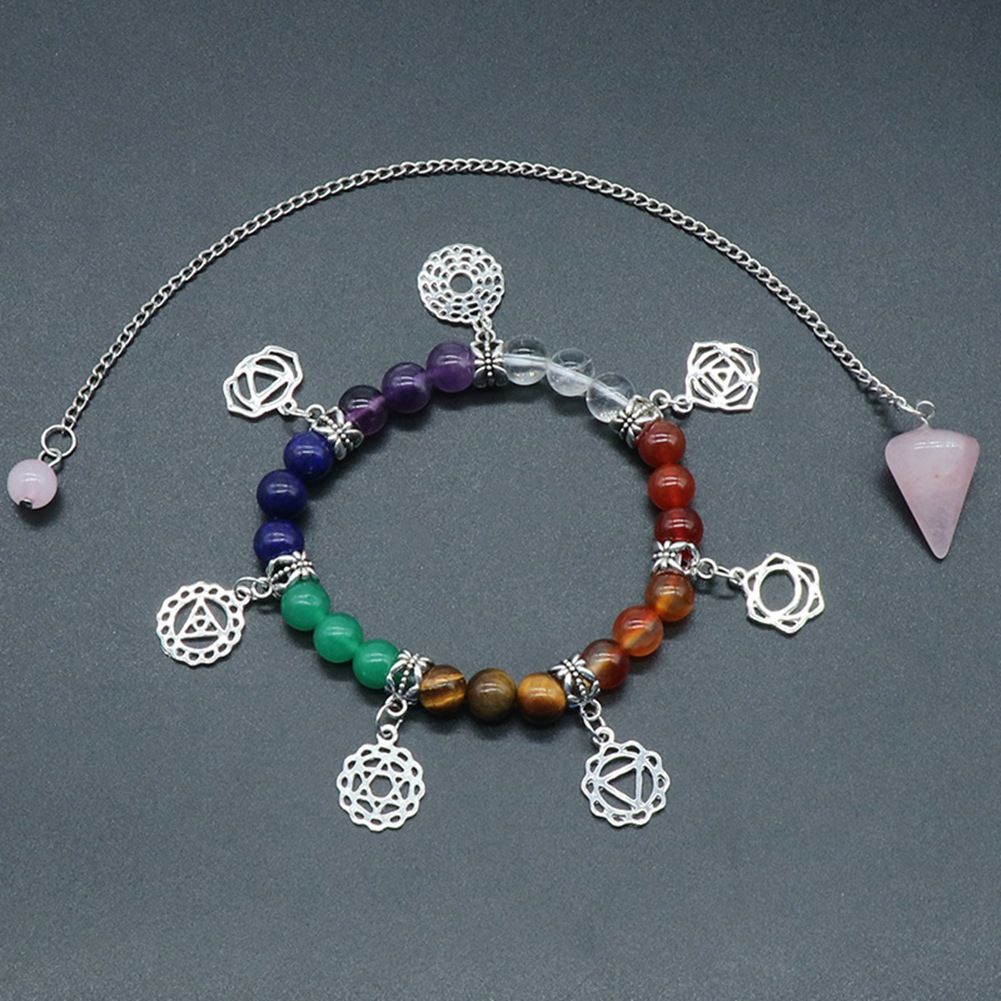 Natural Crystal Seven Chakra Power Stone Chakra Stone