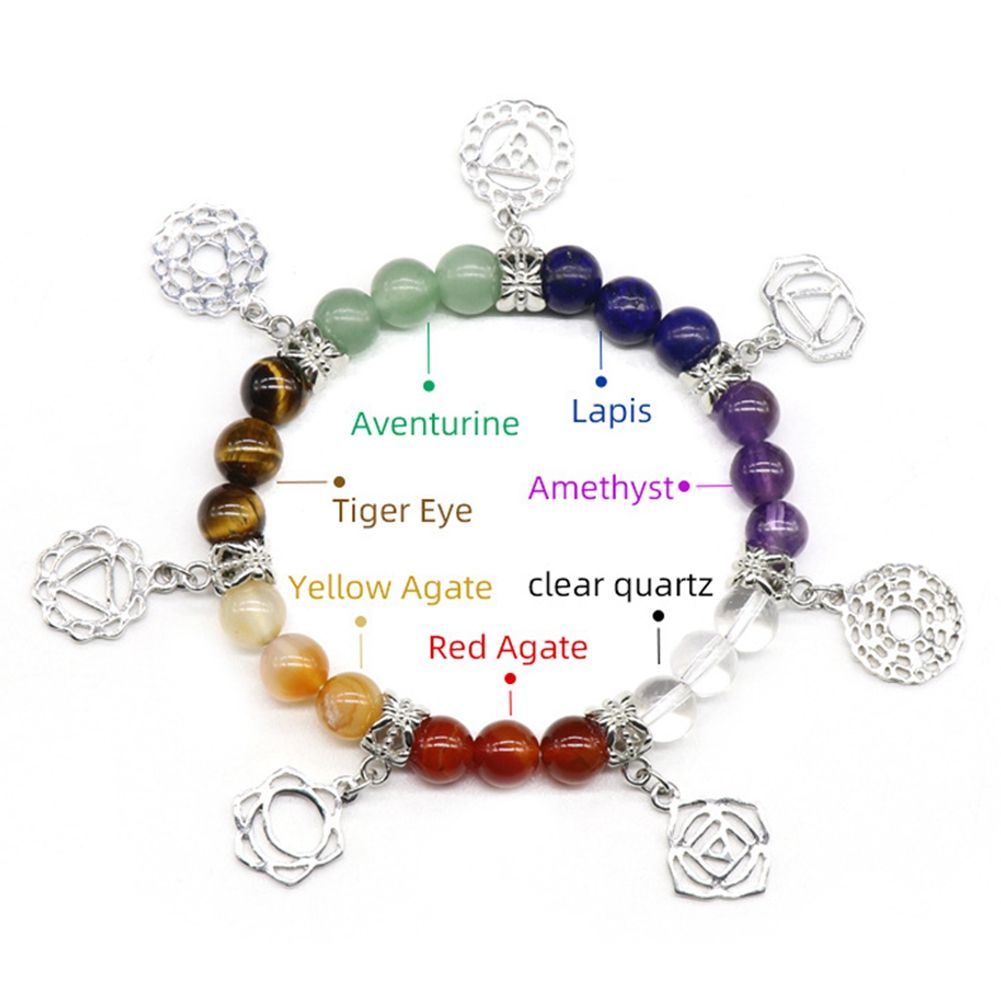 Natural Crystal Seven Chakra Power Stone Chakra Stone