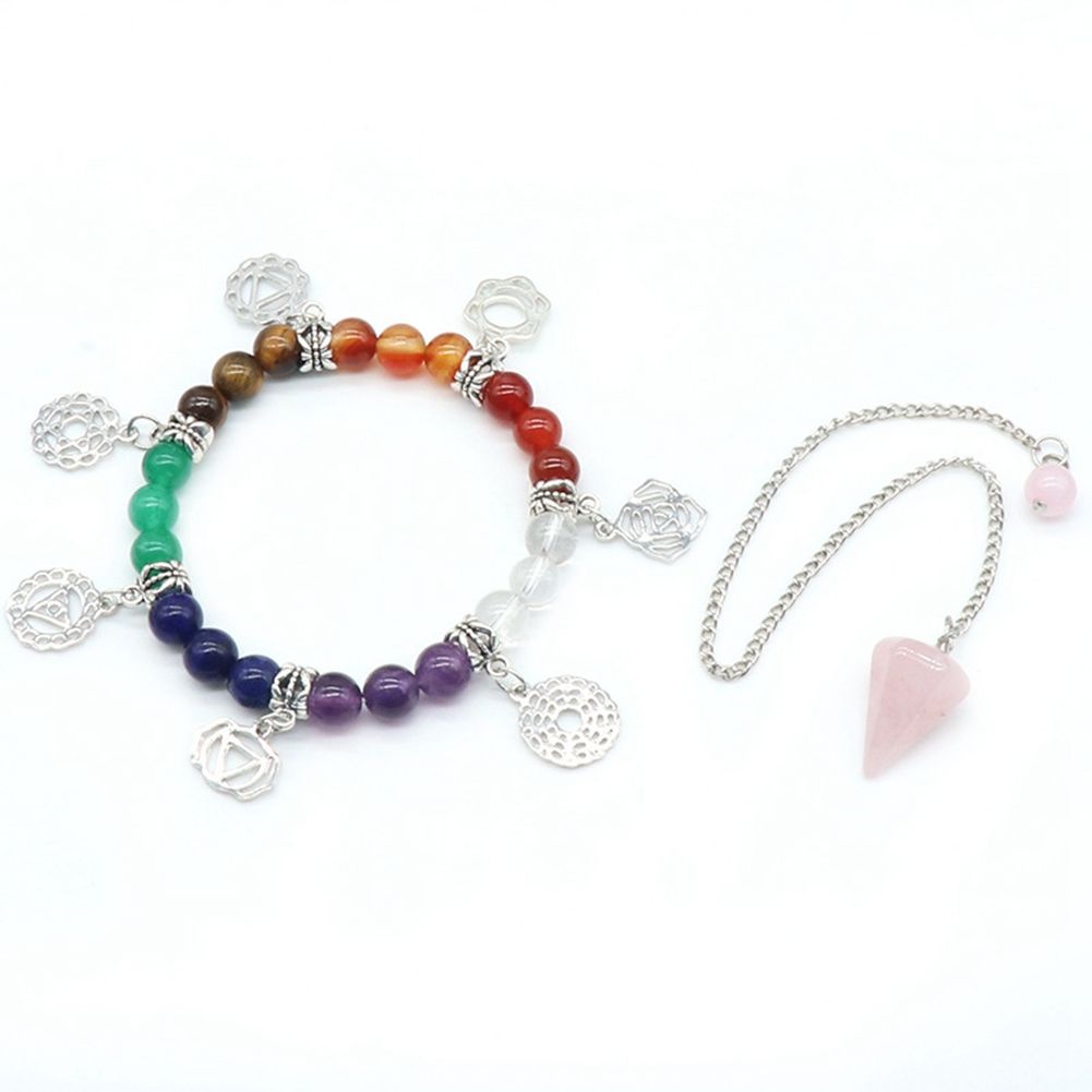 Natural Crystal Seven Chakra Power Stone Chakra Stone