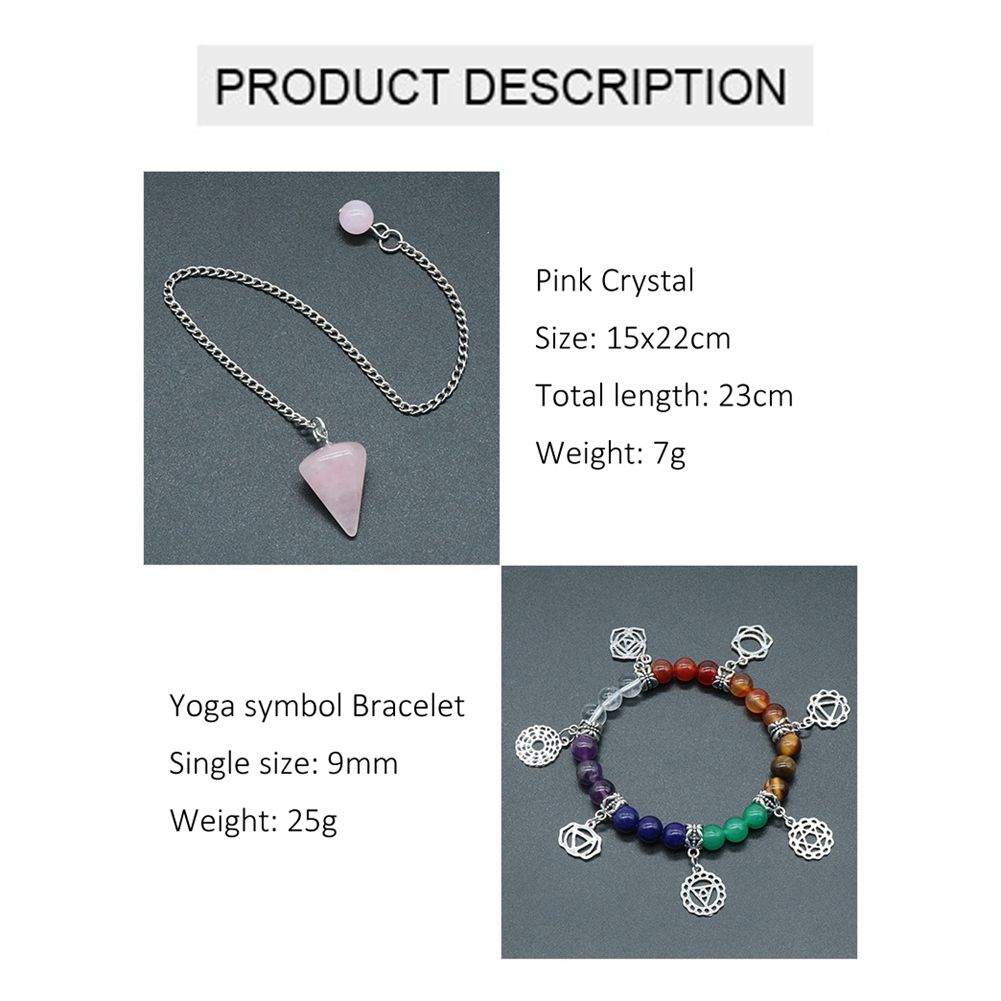 Natural Crystal Seven Chakra Power Stone Chakra Stone