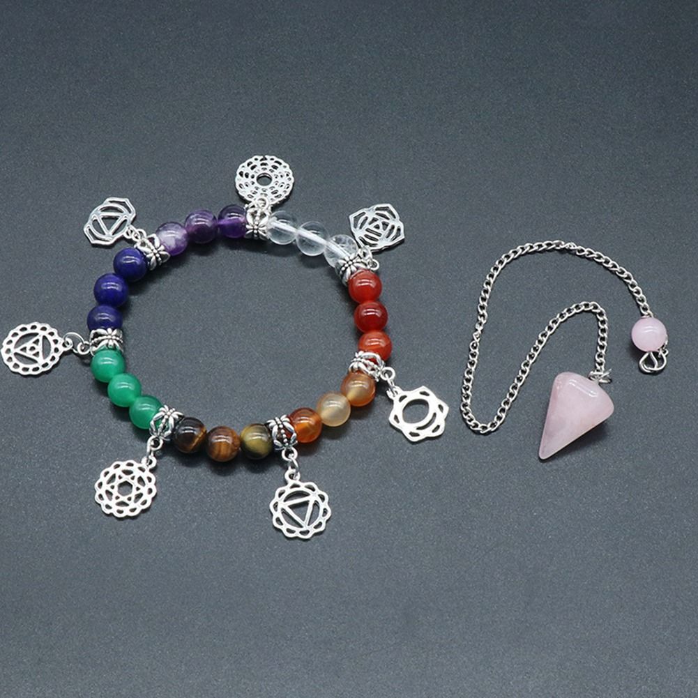 Natural Crystal Seven Chakra Power Stone Chakra Stone