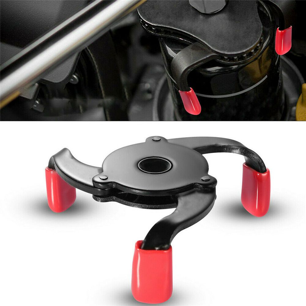Vehicle Oil Filter Wrench 58-100mm Adjustable Universal Jaw