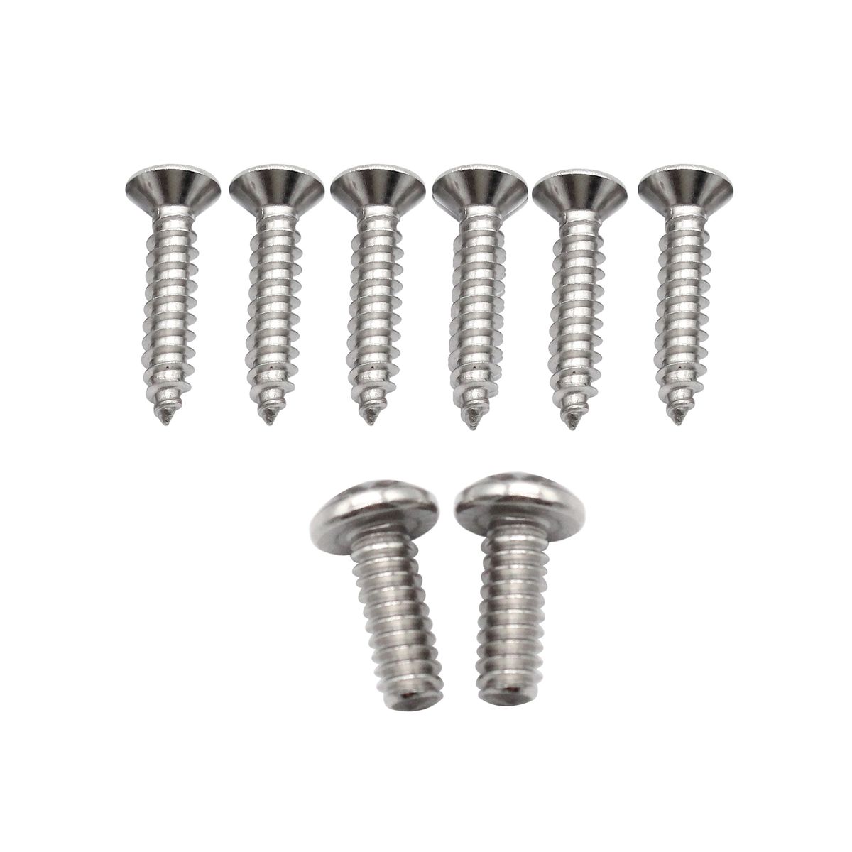 One Pair Sunvisor Support Brackets Kit Chrome With Screws
