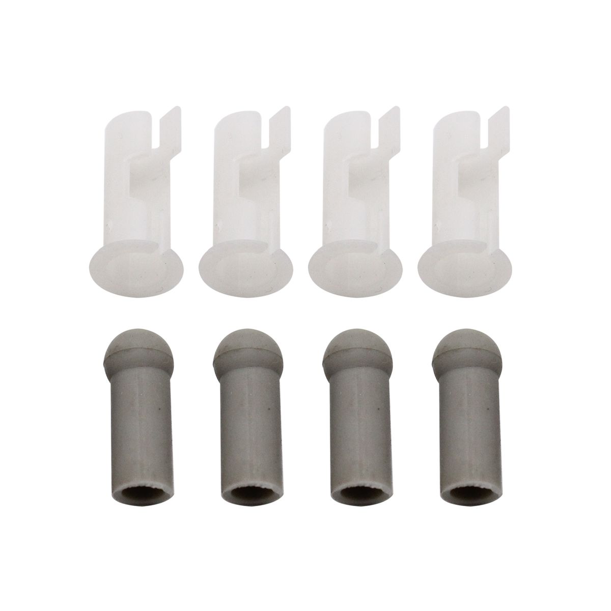 One Pair Sunvisor Support Brackets Kit Chrome With Screws
