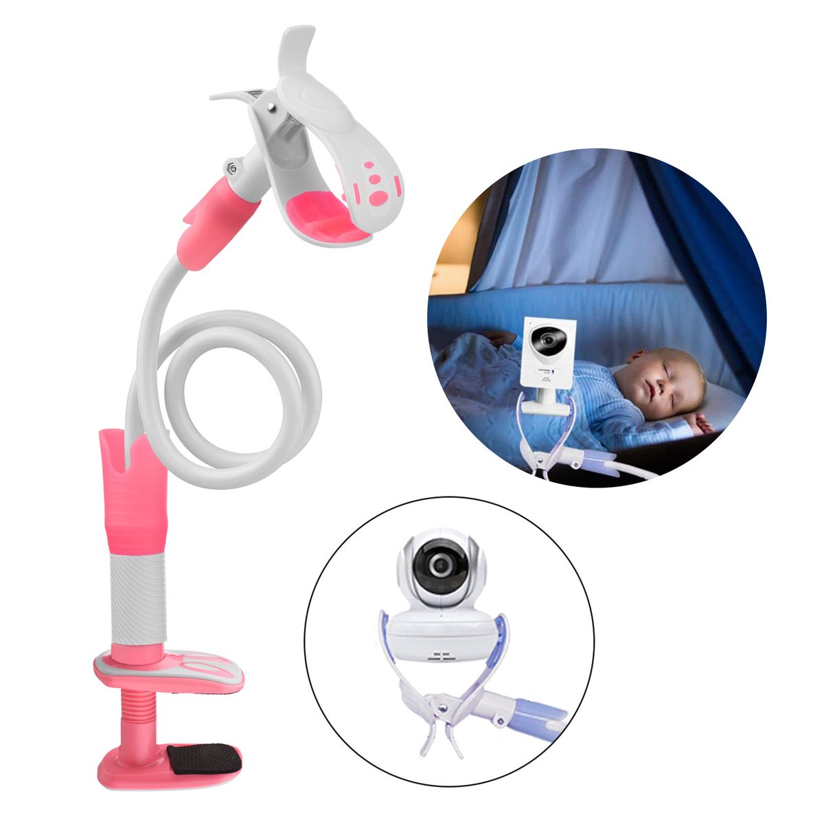 Baby Monitor Holder Rotatable Monitor Mount 105cm With