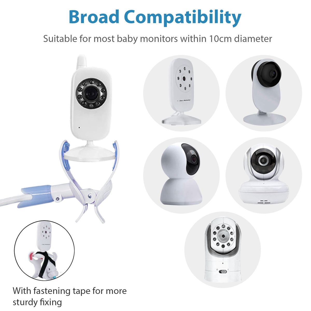 Baby Monitor Holder Rotatable Monitor Mount 105cm With