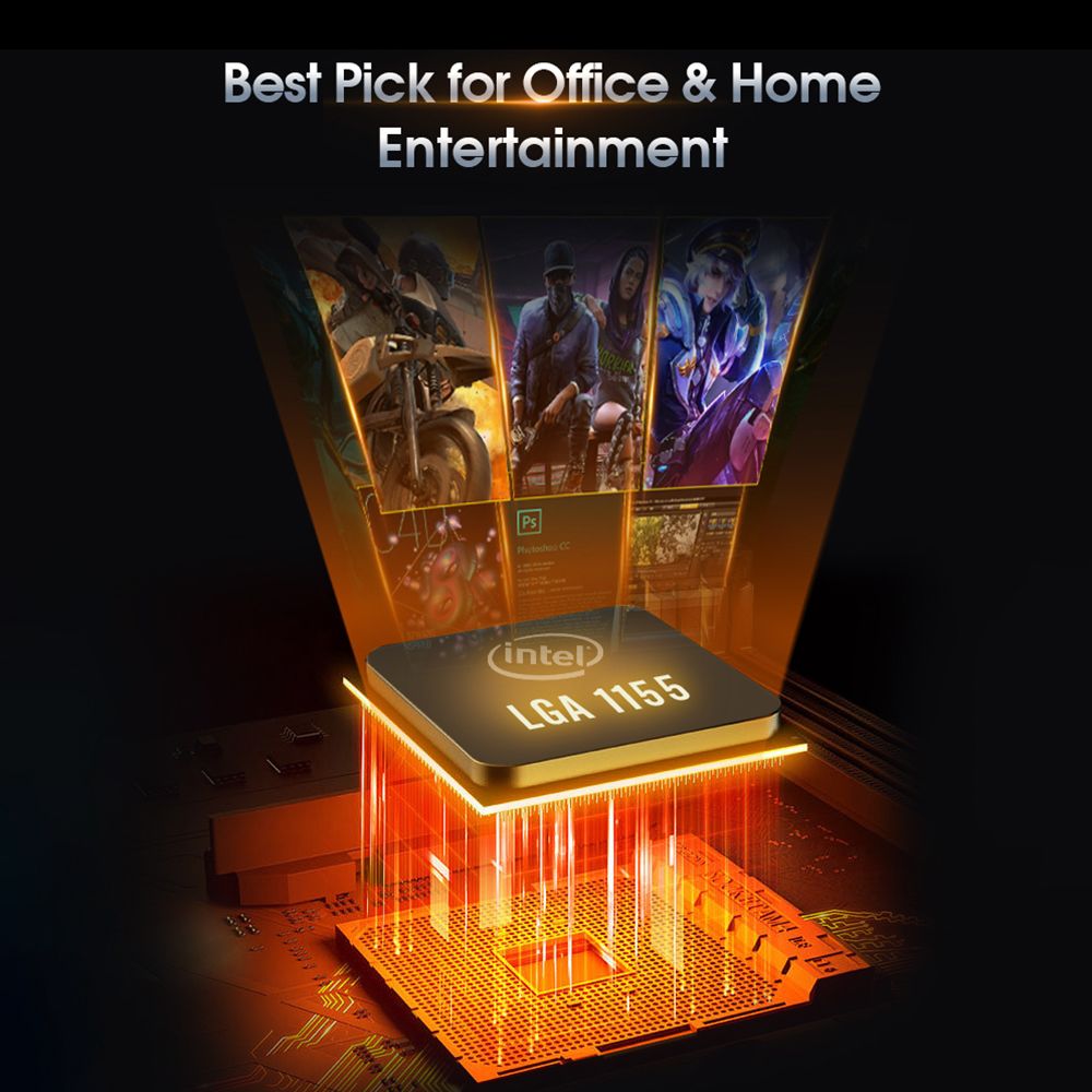 SZMZ LGA 1155 WiFi Desktop Home Office Gaming Motherboard