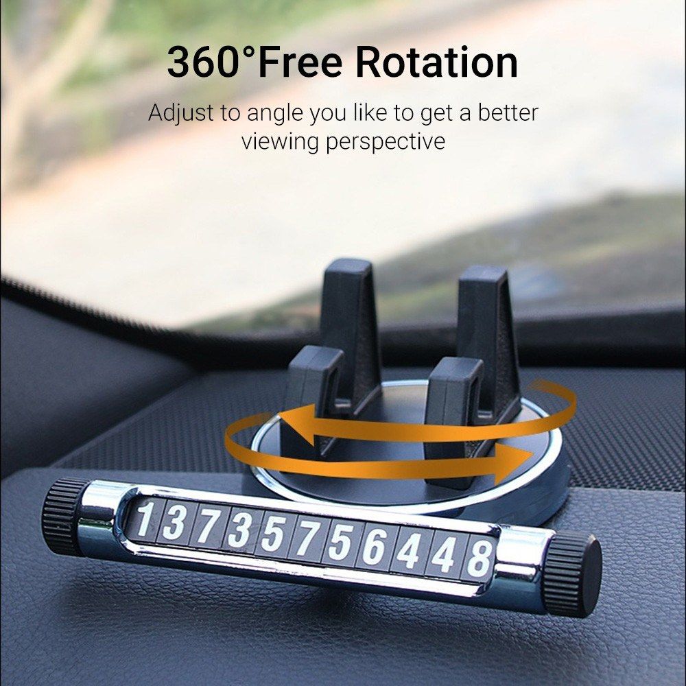 Luminous Temporary Stop Sign Universal Mobile Phone Car