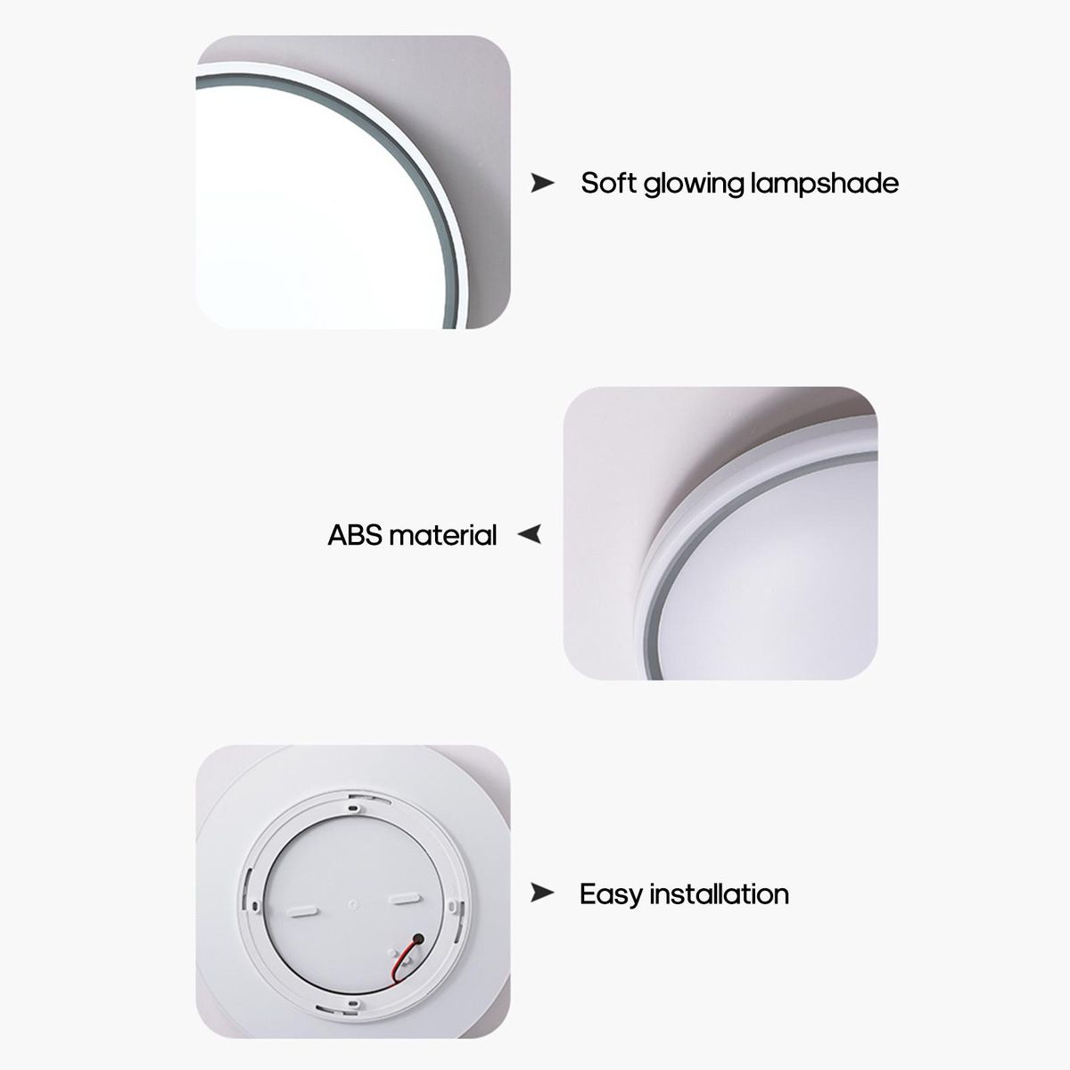 Intelligent Ceiling Lamp Round Rim Luminous WIFI BT Remote Control RGBCW Dimmable Voice Control Living Room Bedroom Lamp