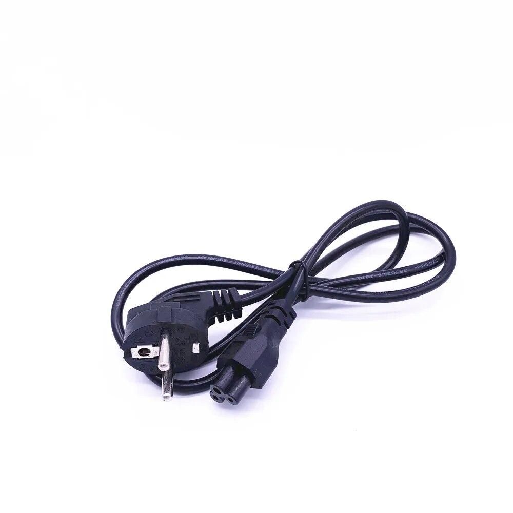 3Prong AC Power Cord EU Adapter Lead for Laptop HP Lenovo Sony Toshia DELL CABLE