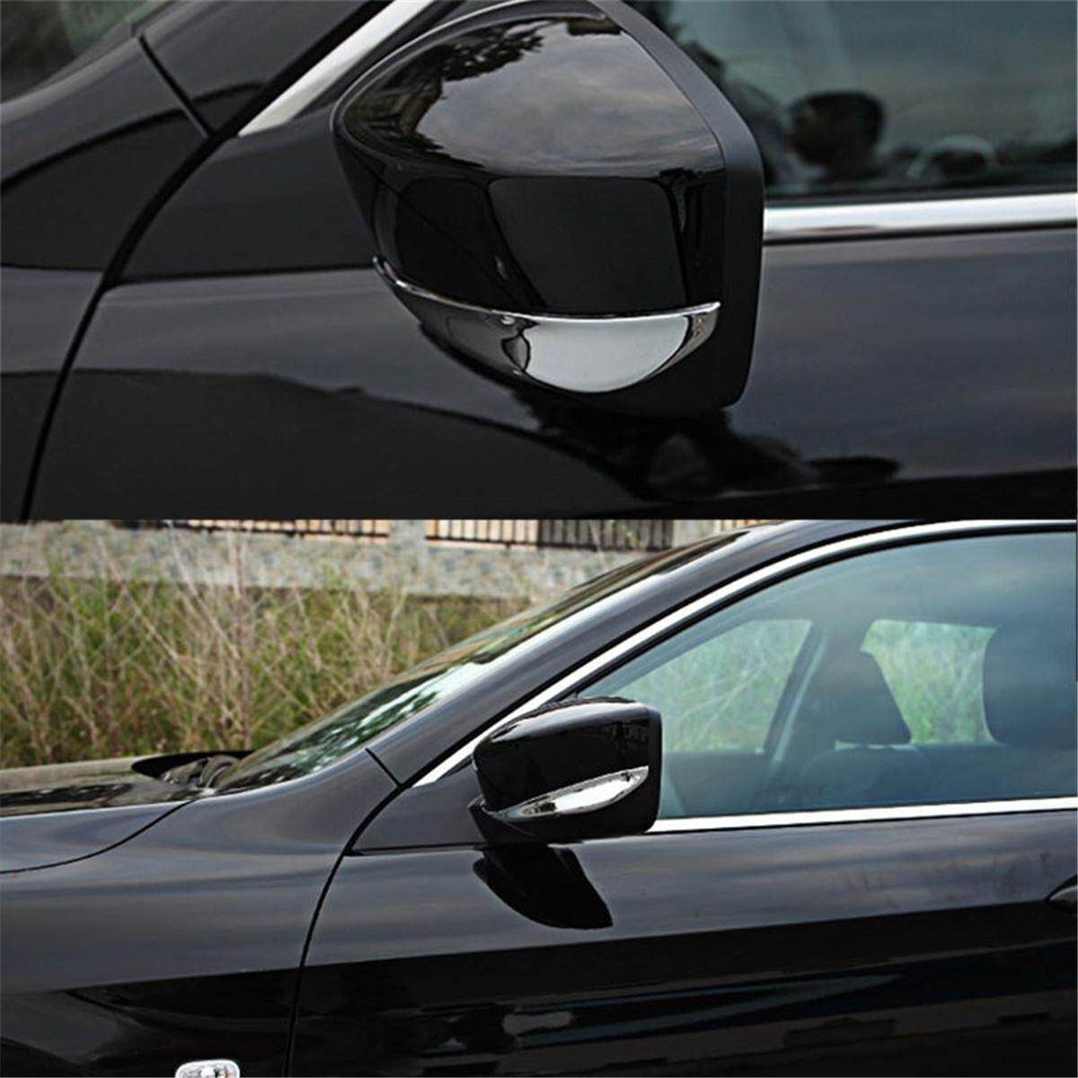 Fit For 2008- 2017 Honda Accord Side Mirror Rear View Chrome Cover Trim Garnish