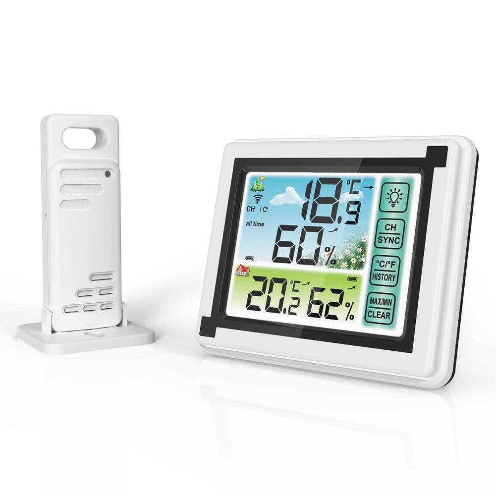 Weather Station Indoor Outdoor Wireless Digital Thermo