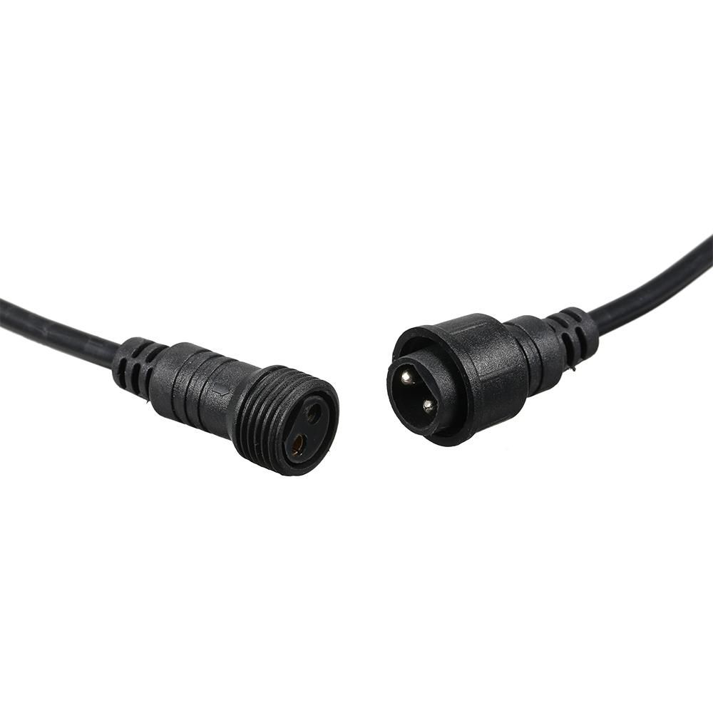 Tomshine Extension Cable Cord Wire 3Meters/ 9.8Feet IP65 Water Resistance AC85-265V Maximum Power 1400W for String Light