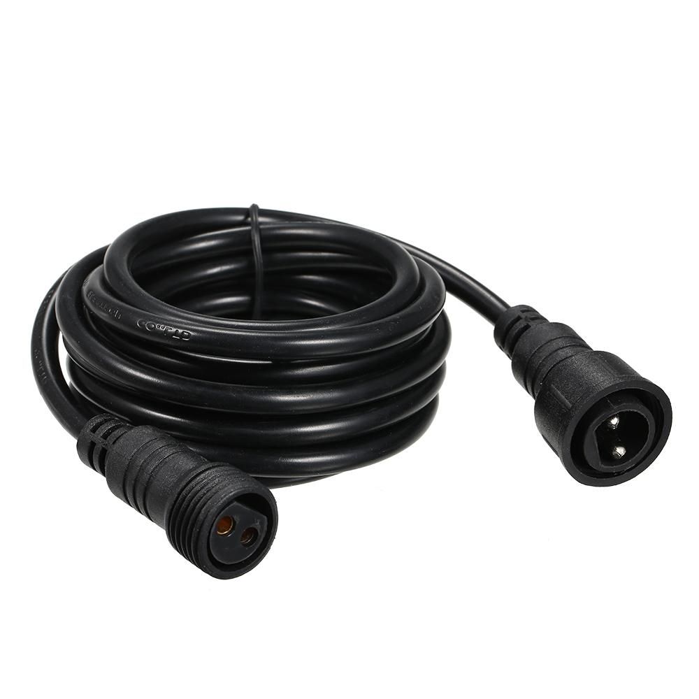 Tomshine Extension Cable Cord Wire 3Meters/ 9.8Feet IP65 Water Resistance AC85-265V Maximum Power 1400W for String Light