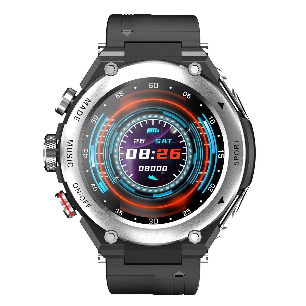 LEMFO T92 2 in 1 Smart Watch with BT Earbuds 1.28-Inch IPS Full-Touch Screen BT5.0 9D Sound Effect Local Playback BT Call Strong Endurance Dynamic UI+Custom Dial Body Temperature/Sleep/Heart Rate/Blood Pressure Monitor  Multi