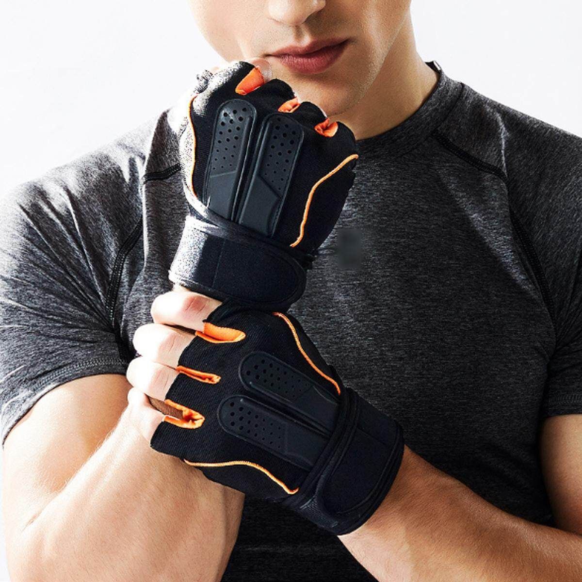 Body Building Fitness Gym Wear Weight Lifting Cycling Workout Training (L) L