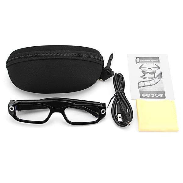 Video Smart Glasses, Male And Female General Outdoor Riding Camera, Flat Lens Recorder
