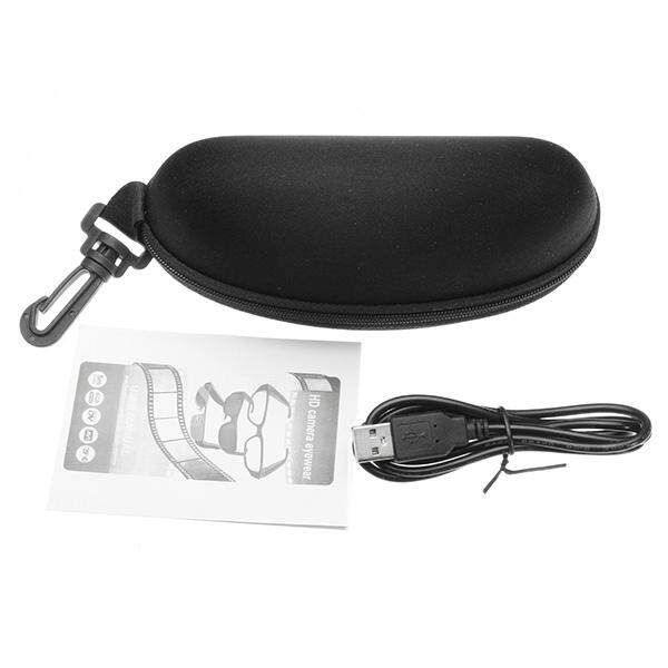 Video Smart Glasses, Male And Female General Outdoor Riding Camera, Flat Lens Recorder