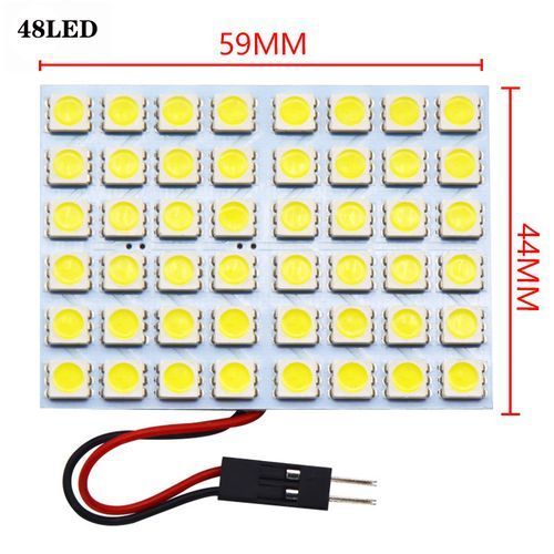Car Panel Reading Dome Interior Bulb Roof Lights 48 LED