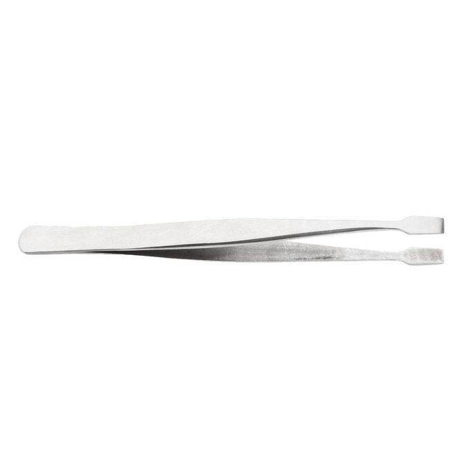 Steel Straight Stamp Holding Tweezers Craft Jewelry Nail Art Picking