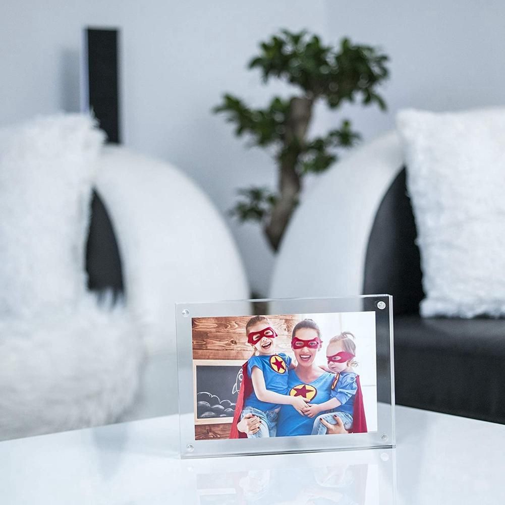 Acrylic Picture Frame,5X7 Inch Acrylic Photo Frame,Desktop